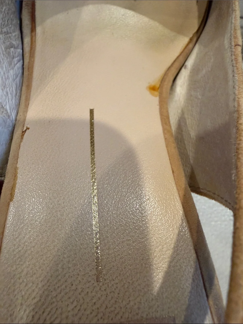 Women’s Tan Suede Espadrille Wedge Slingback